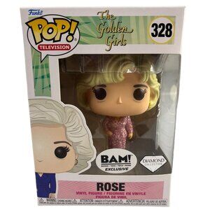 Rose Funko Pop 328 Bam Exclusive Vinyl Figure Diamond Collection Golden Girls